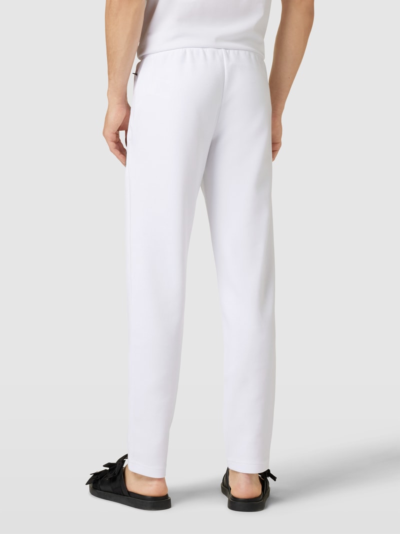 Sweatpants mit Tunnelzug in weiß
