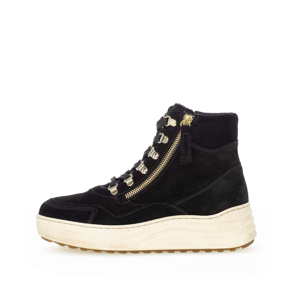 Gabor comfort Schnürstiefelette schwarz