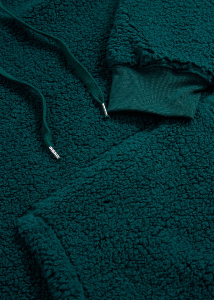Teddy-Fleeceshirt, Oversize