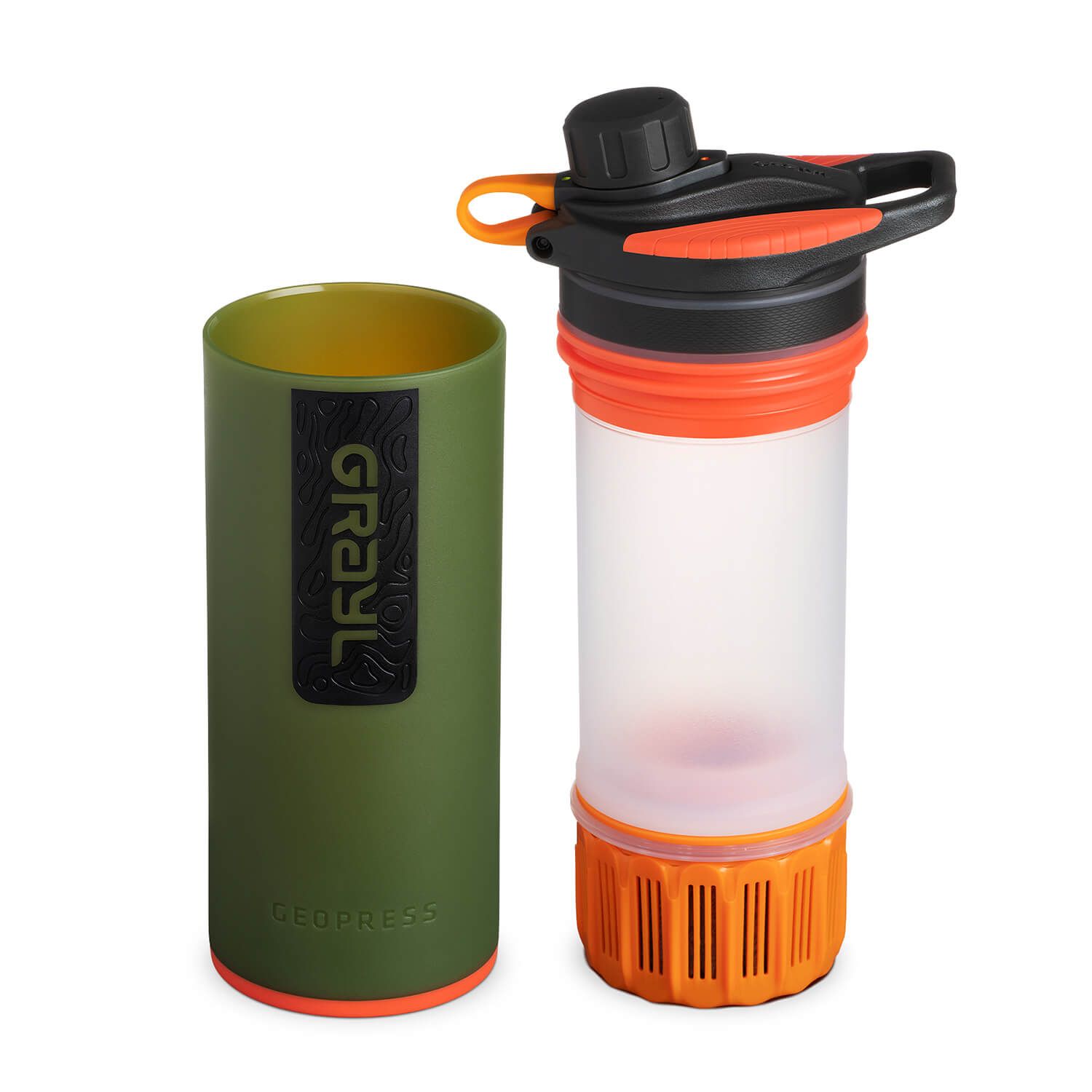 GeoPress Wasserfilter Trinkflasche