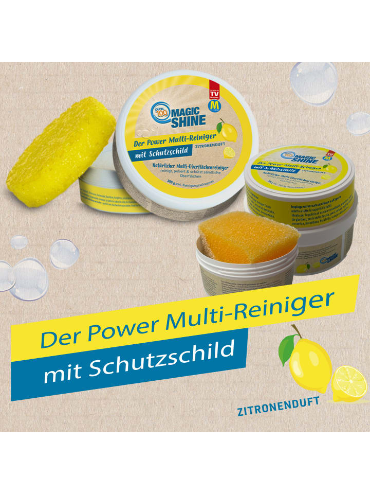 Pure100 Pure 100 Multi-Oberflächenreiniger MagicShine in Gelb günstig kaufen onesize