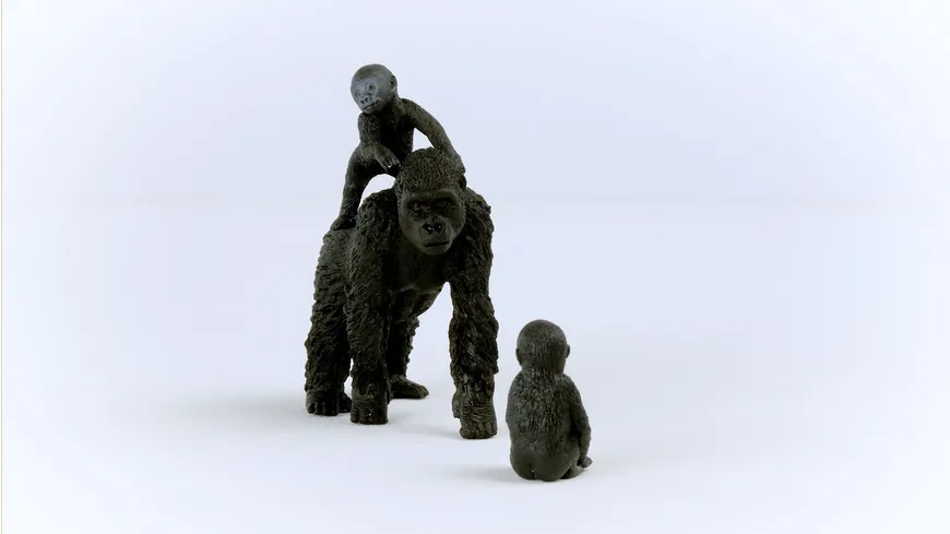Schleich 42601 - Wild Life - Flachland Gorilla Familie