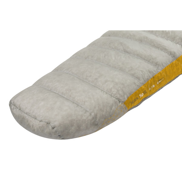 SPARK SPIII - REGULAR LIGHT GREY / YELLOW - Daunenschlafsack