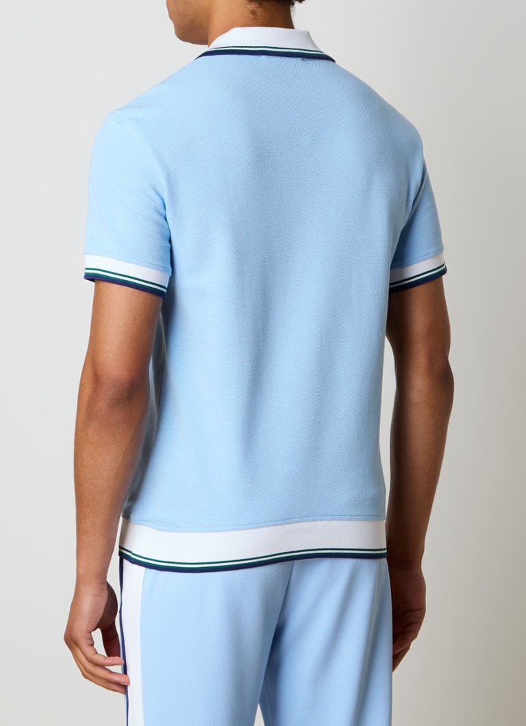 Casablanca  Regular fit polo van biologisch pique katoen met logo