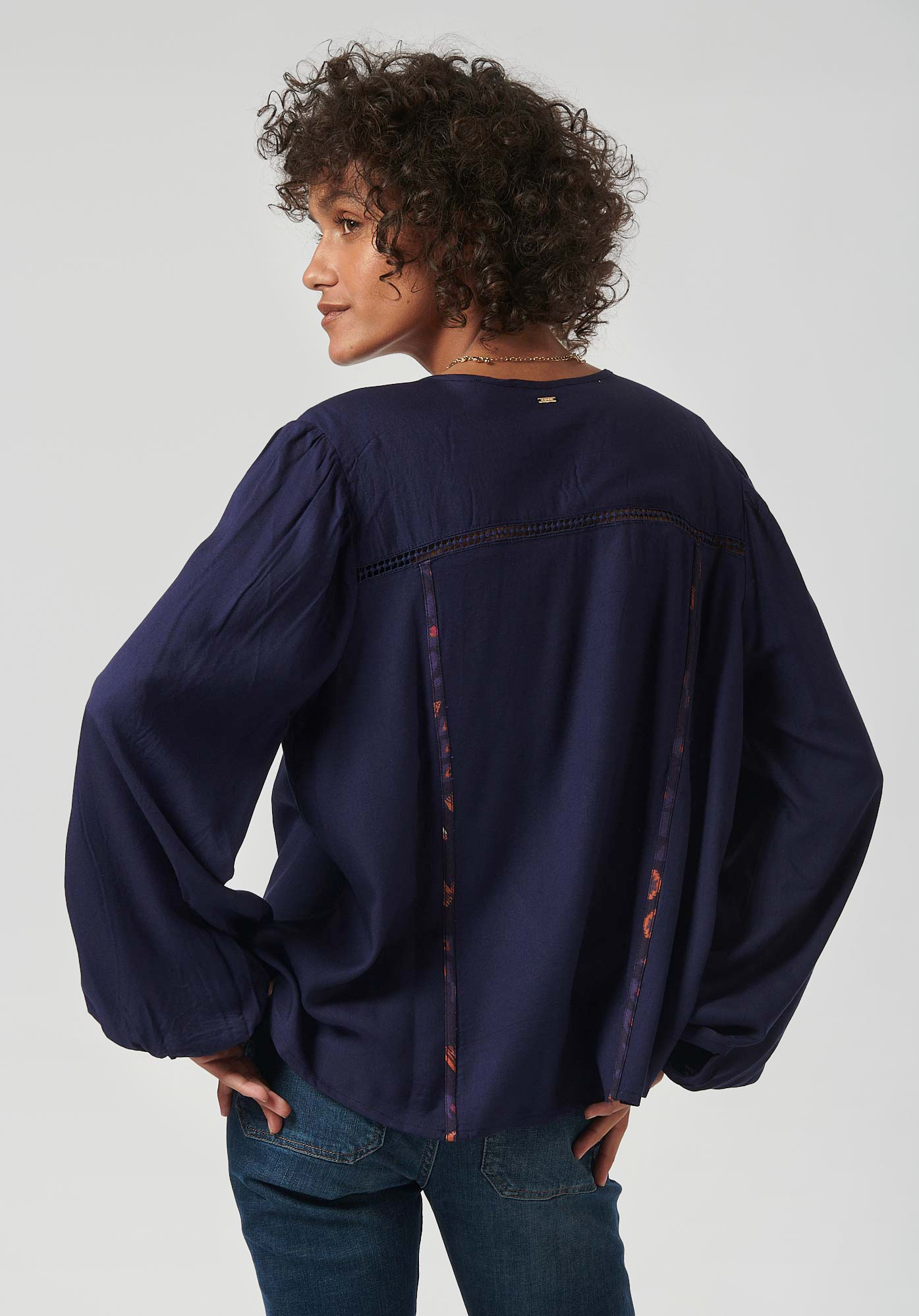 BONNY  Blouse bleue femme