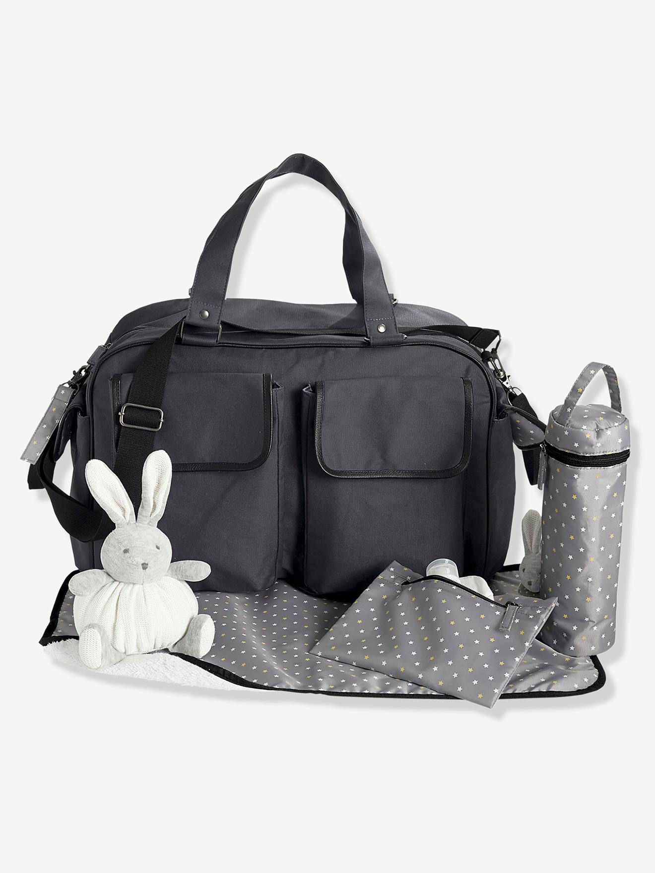 Vertbaudet Weekender-Wickeltasche - anthrazit