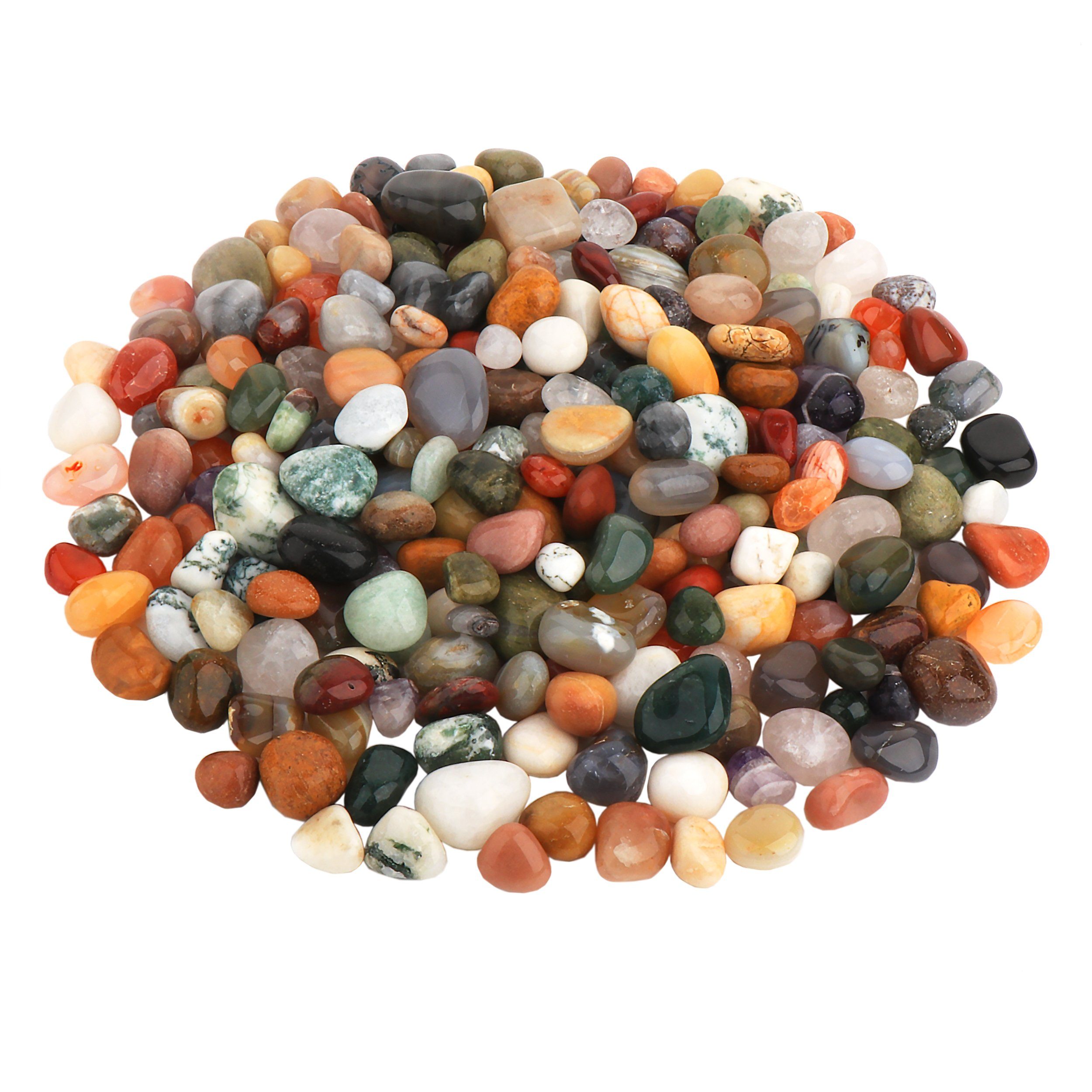 NKlaus Mineralstein 100g Trommelsteine 10 - 20mm Edelsteine natürliche