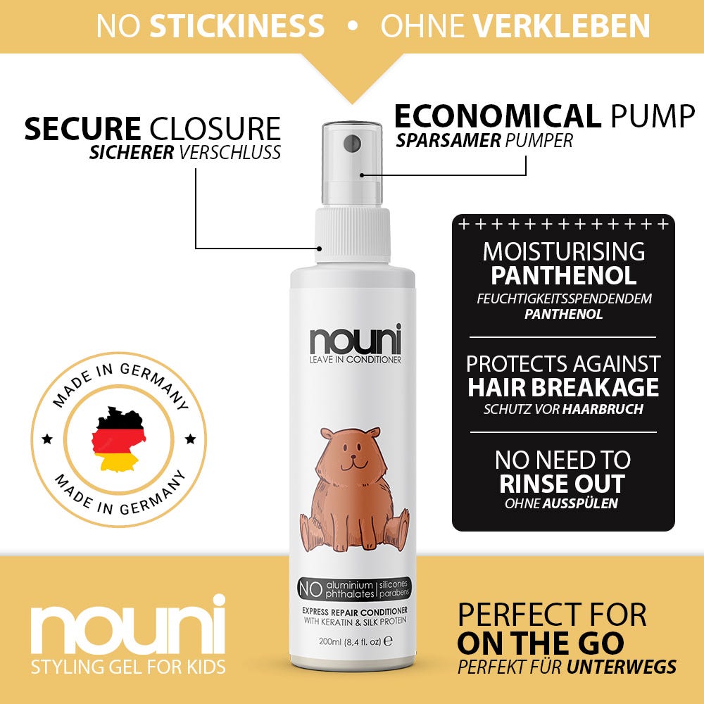 nouni Leave-In Conditioner für Kinder 200 ml