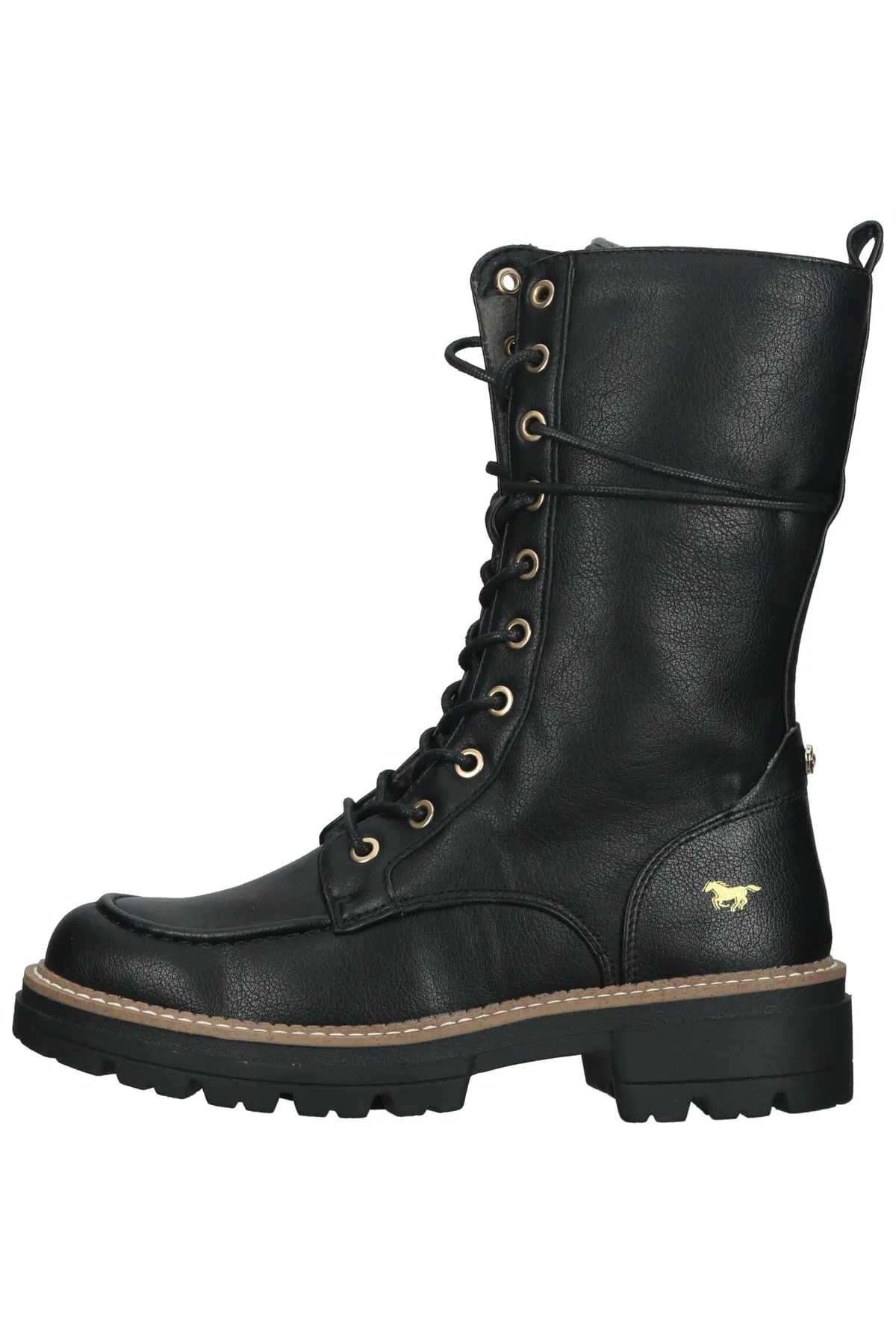 Mustang  Stiefelette - Schwarz - Blockabsatz