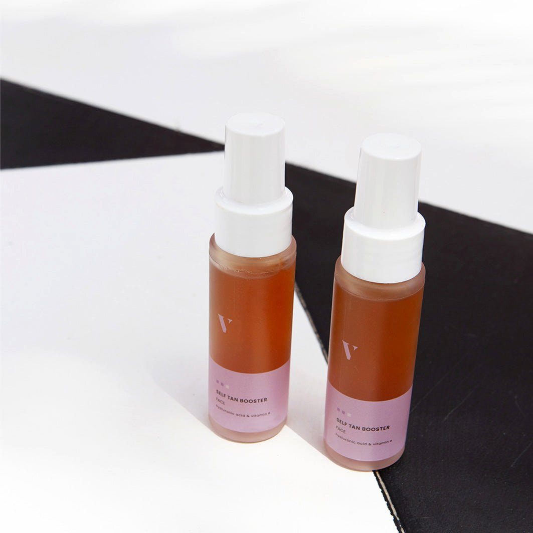 VENICEBODY Selbstbräunungsserum Self Tan Booster Face, Selbstbräuner Serum fürs Gesicht