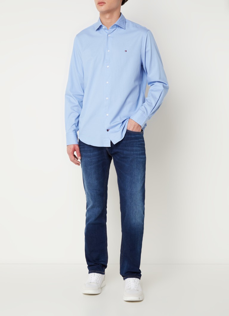 Tommy Hilfiger slim fit jeans med mørk vask