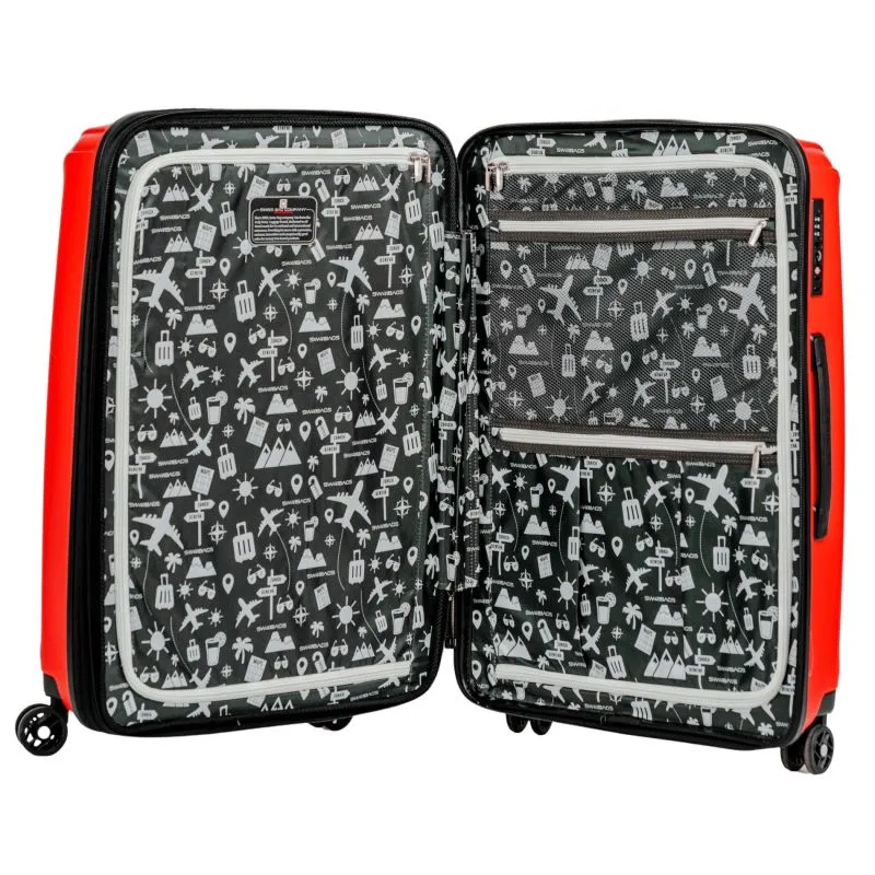 Swiss Bags Cross Trolley M (67 cm) Erweiterbar - Red