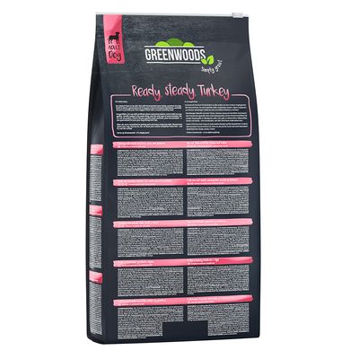 Greenwoods Pute mit Süßkartoffeln, Erbsen und Kürbis