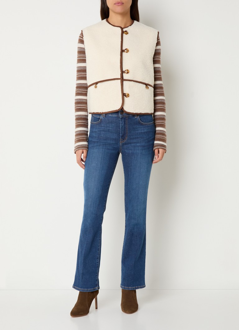 Jachetă Claudie Pierlot Teddy cu buzunare laterale