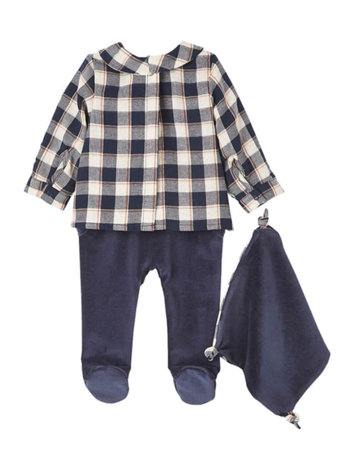 vertbaudet 3tlg. Outfit in Dunkelblau günstig kaufen