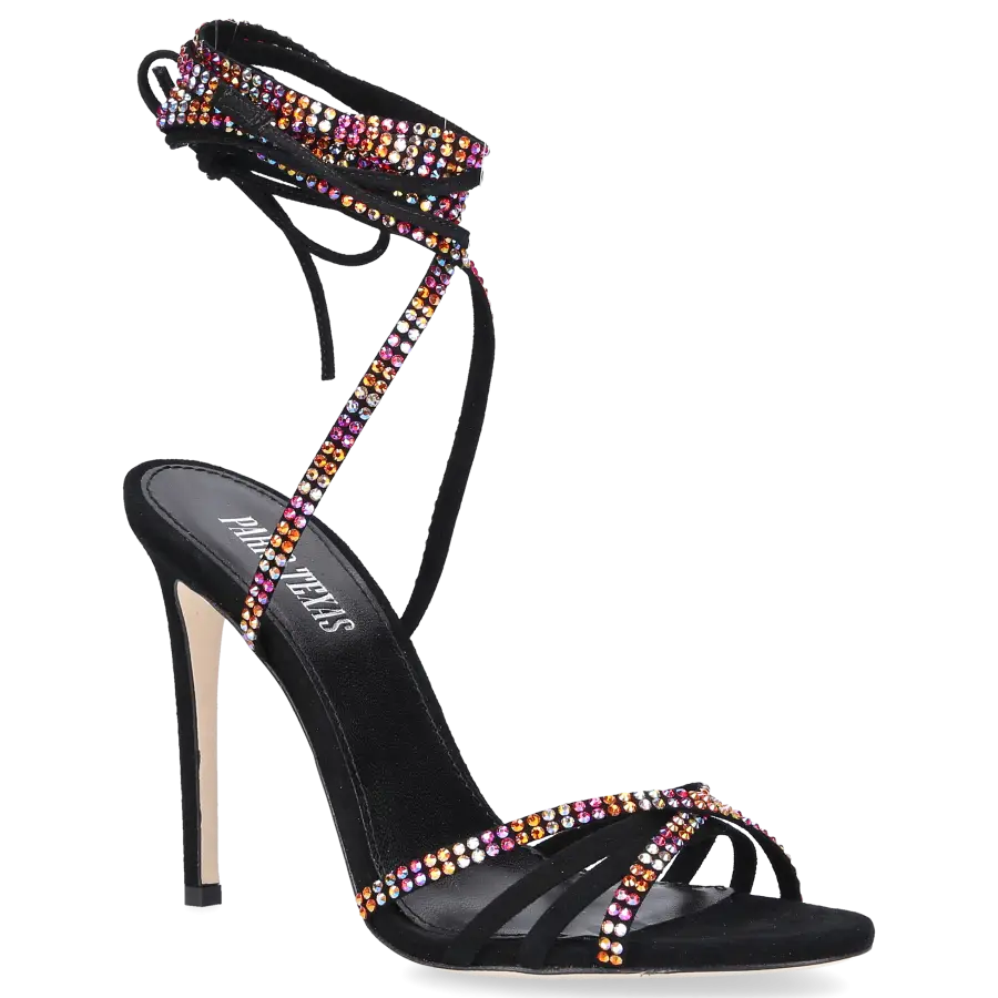 Paris Texas - Sandalen HOLLY NICOLE Veloursleder - schwarz