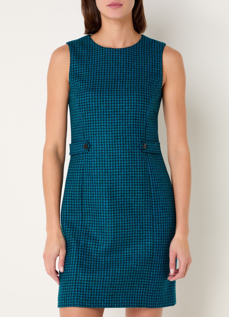 Rochie mini Sariah by Hobbs din lână cu model Houndstooth