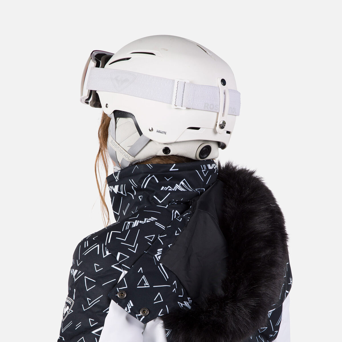 Damensteppjacke mit Print Staci