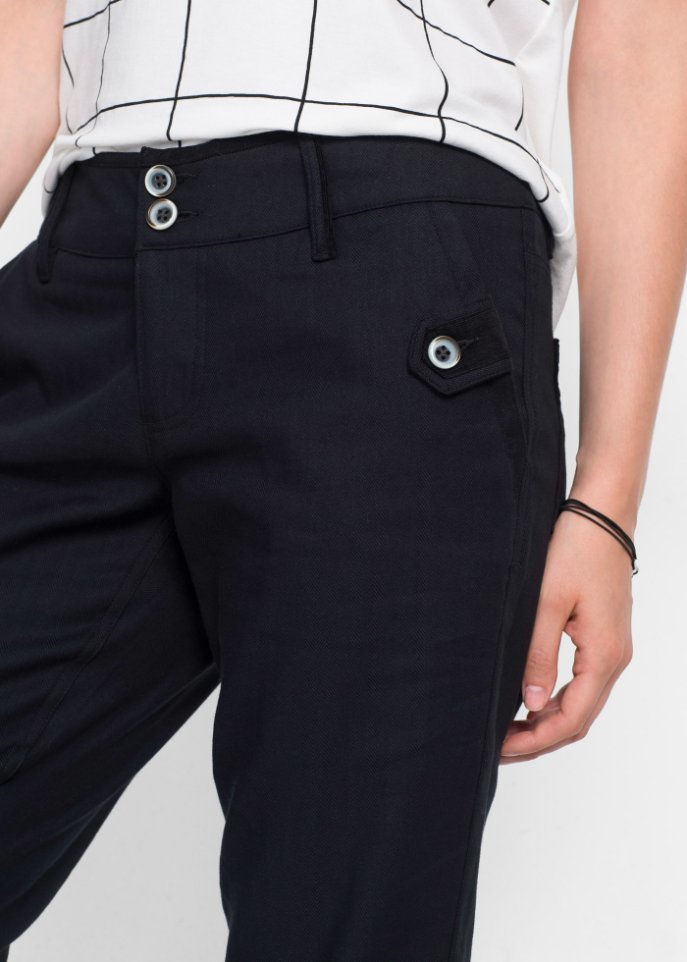 Hose mit Fischgradmuster