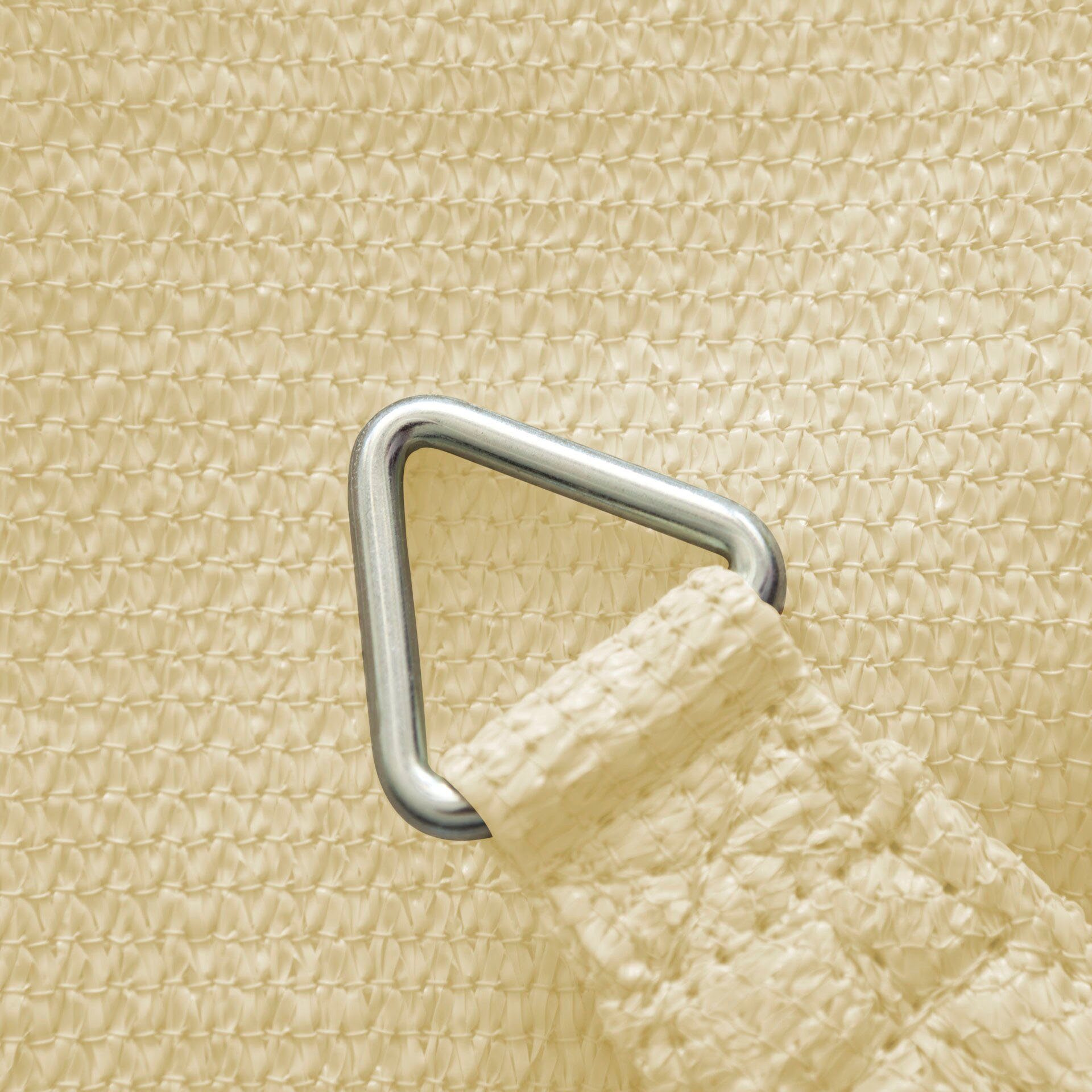 Windhager Sonnensegel Capri Dreieck, 5x5x5m, champagner