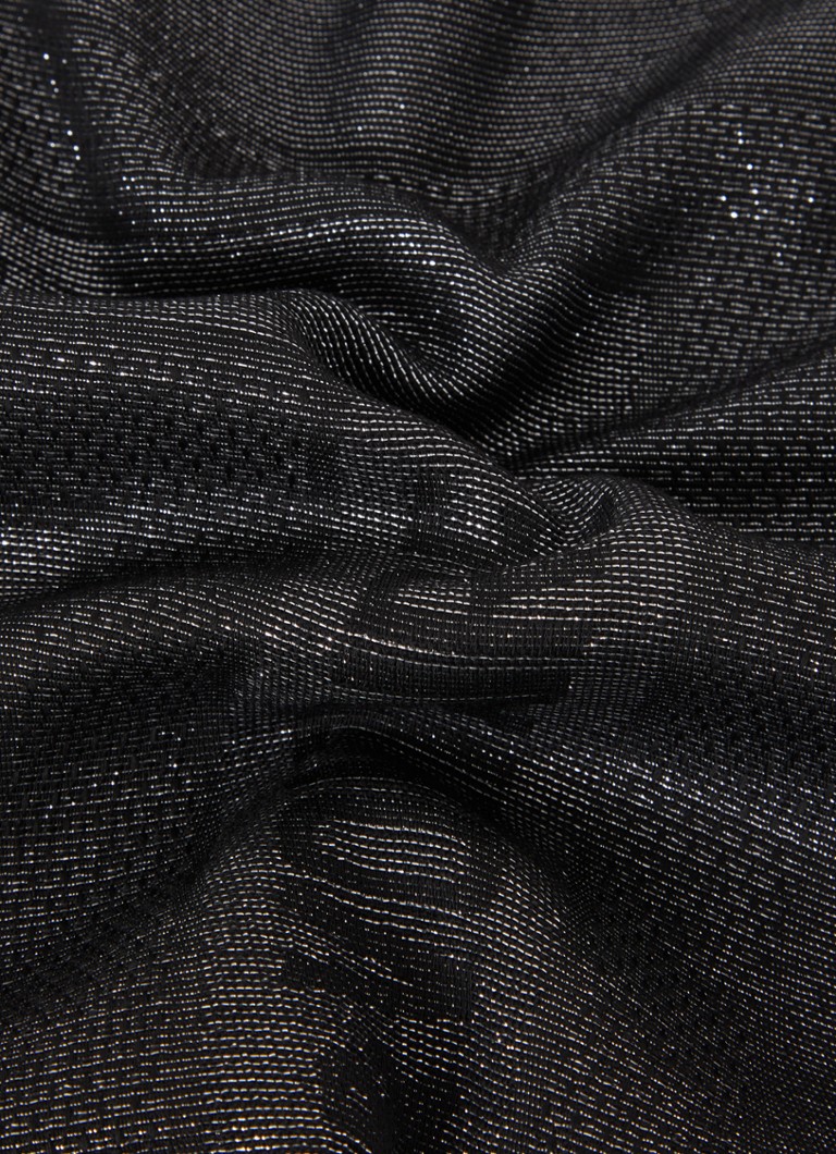 Zadig&Voltaire Glen Rock -huivi lurexilla ja logopainatuksella 135 x 135 cm