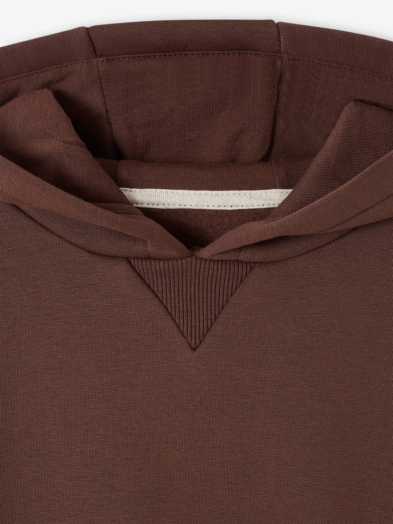Sweat à capuche sport garçon personnalisable gris fonce