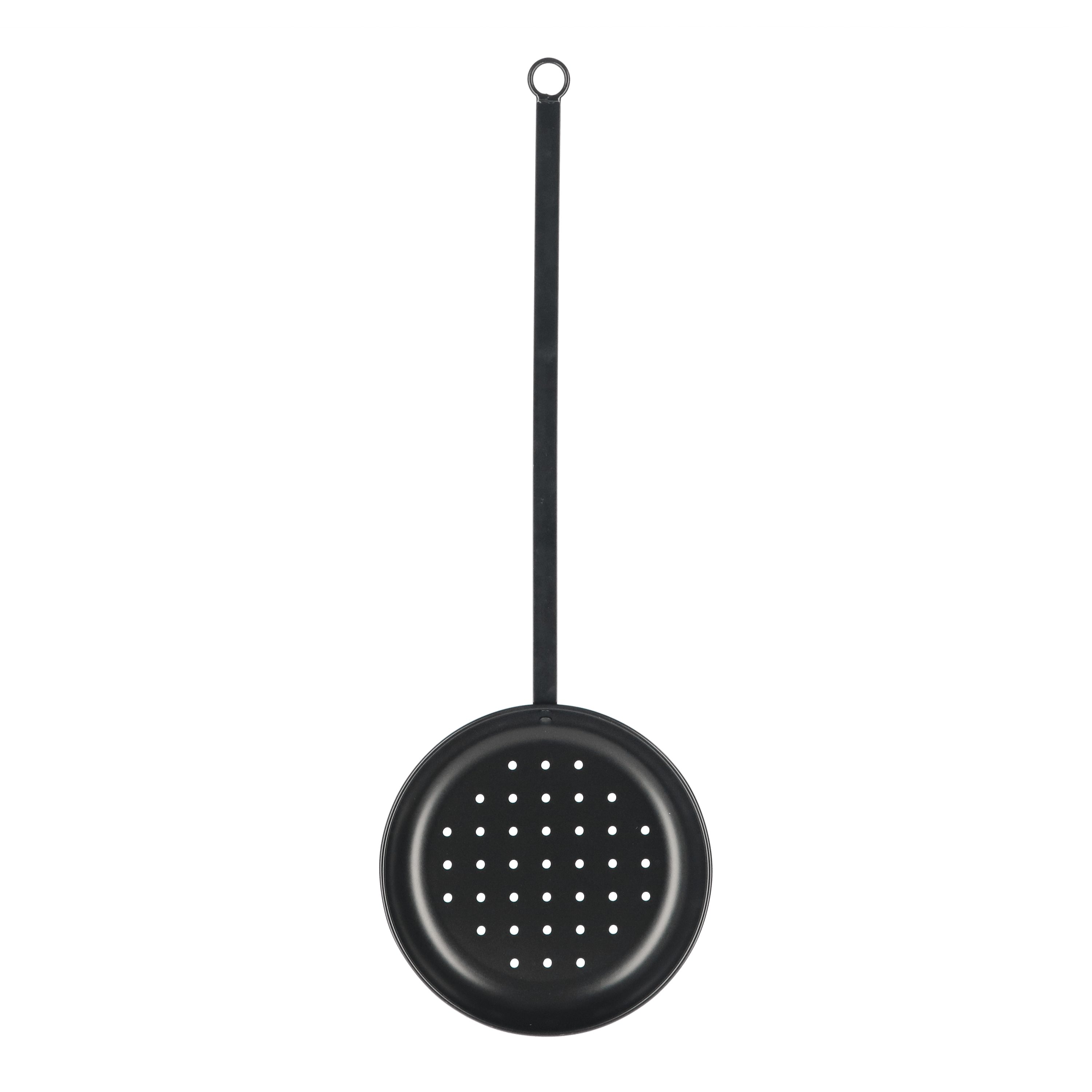 esschert design Feuerschale Röstpfanne für Edelkastanien Pfanne Lagerfeuer Kamin Grill Kastanien