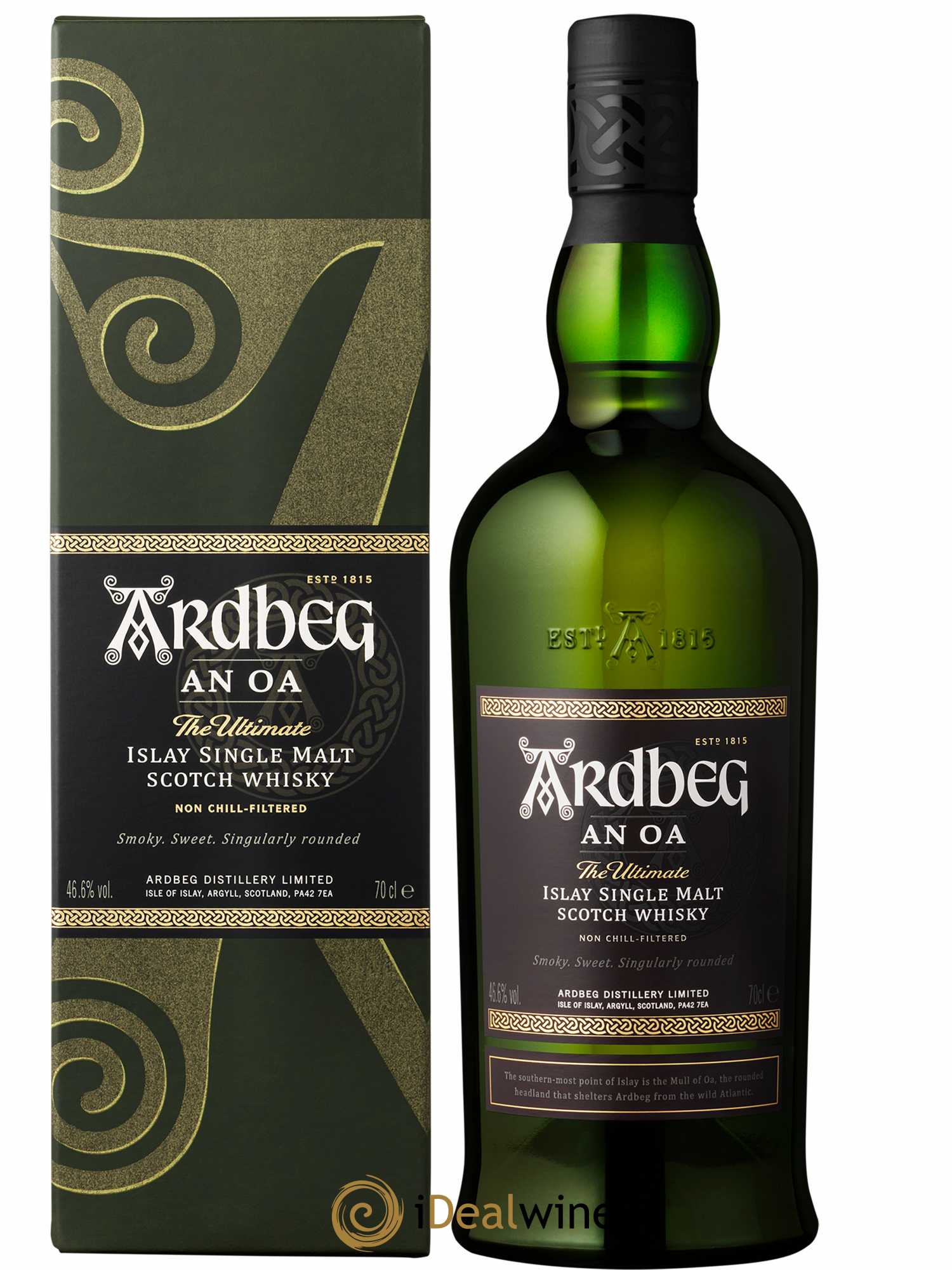 Whisky Ardbeg An Oa (70cl)  - Lot de 1 Bouteille