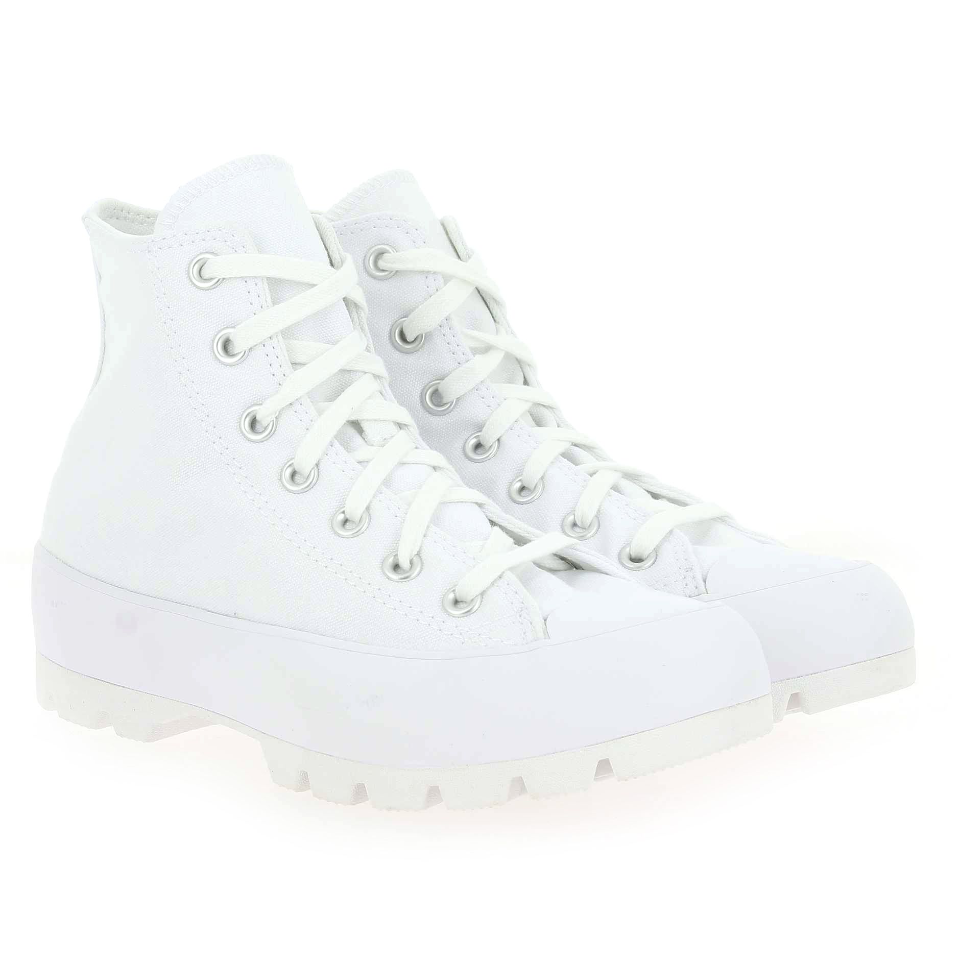 Converse  CHUCK TAYLOR ALL STAR LUGGED HI - Blanc