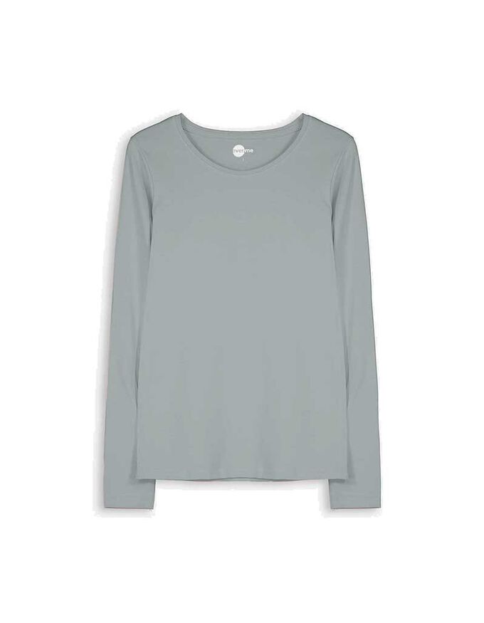 Langarmshirt - Rundhals-Ausschnitt
