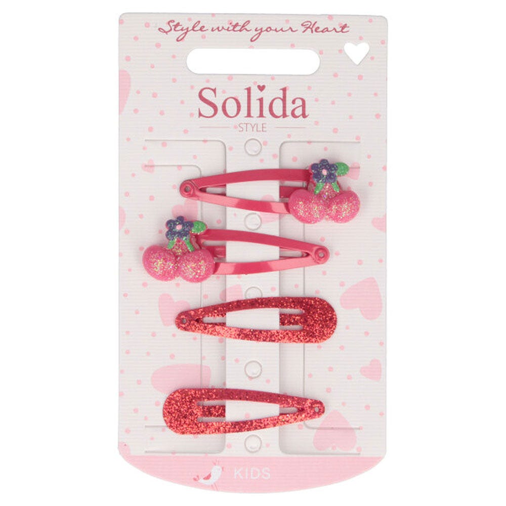 Solida Click-Clack Kirsche pink-grün 4 Stk.