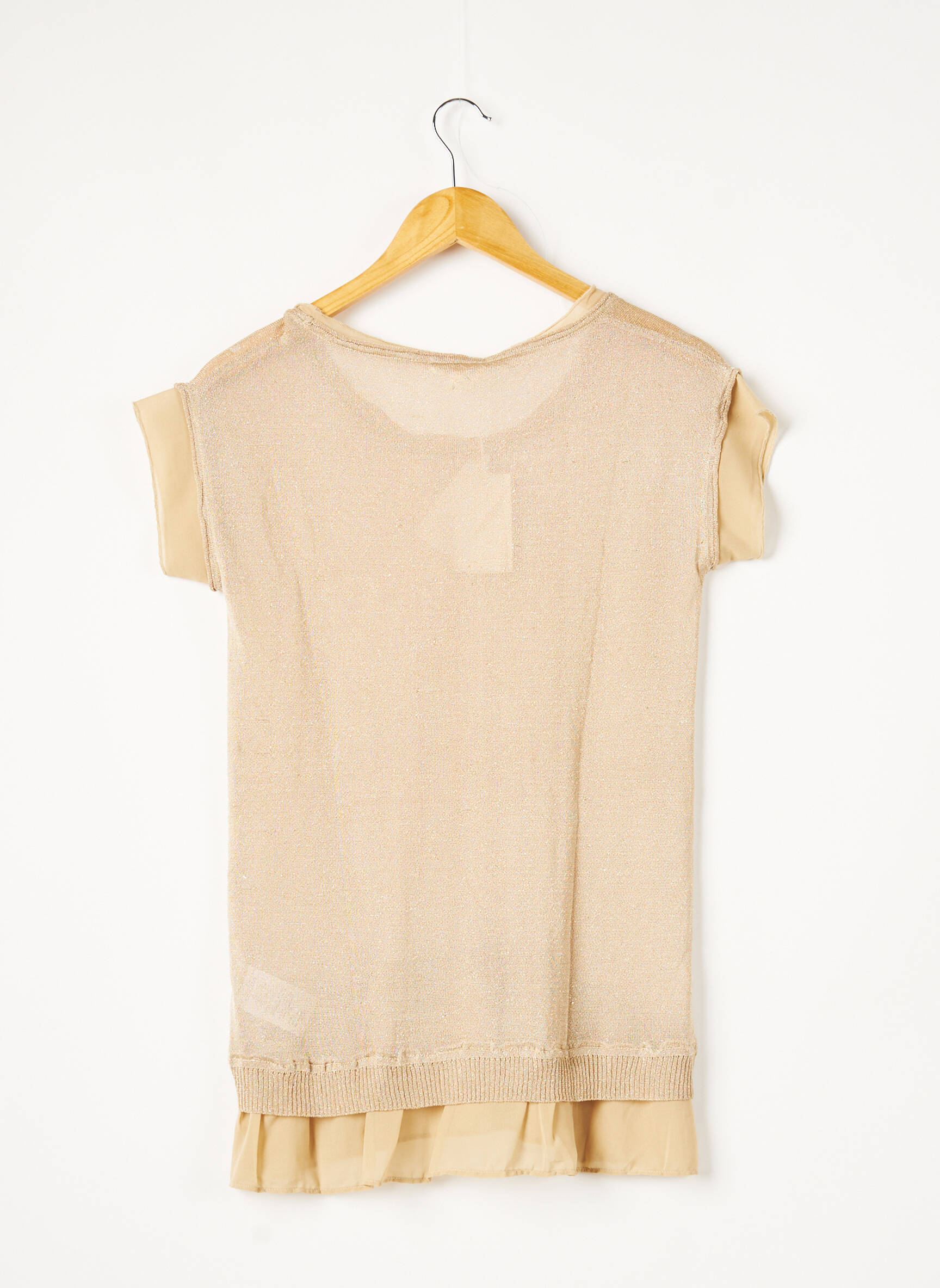Kocca Tuniquemanchecourte Femme couleur beige