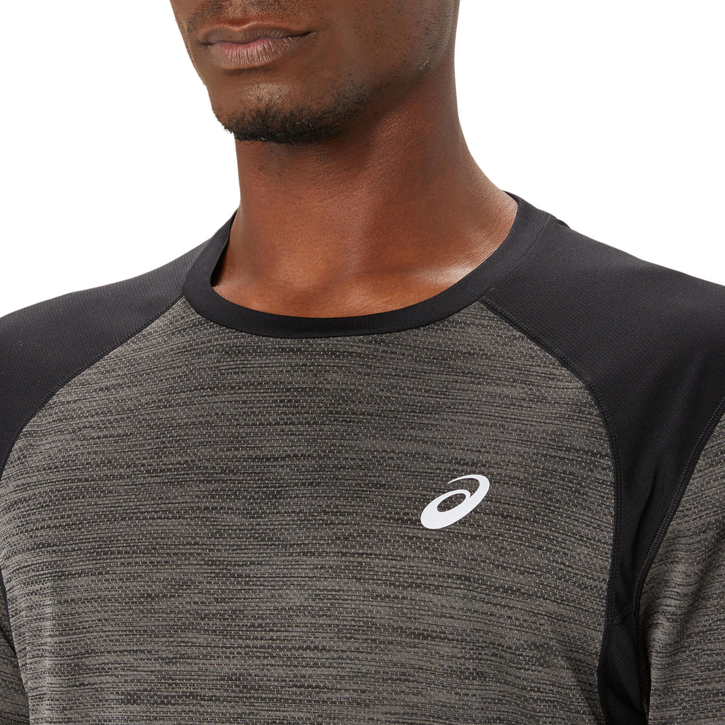 Road Laufshirt Herren - Schwarz
