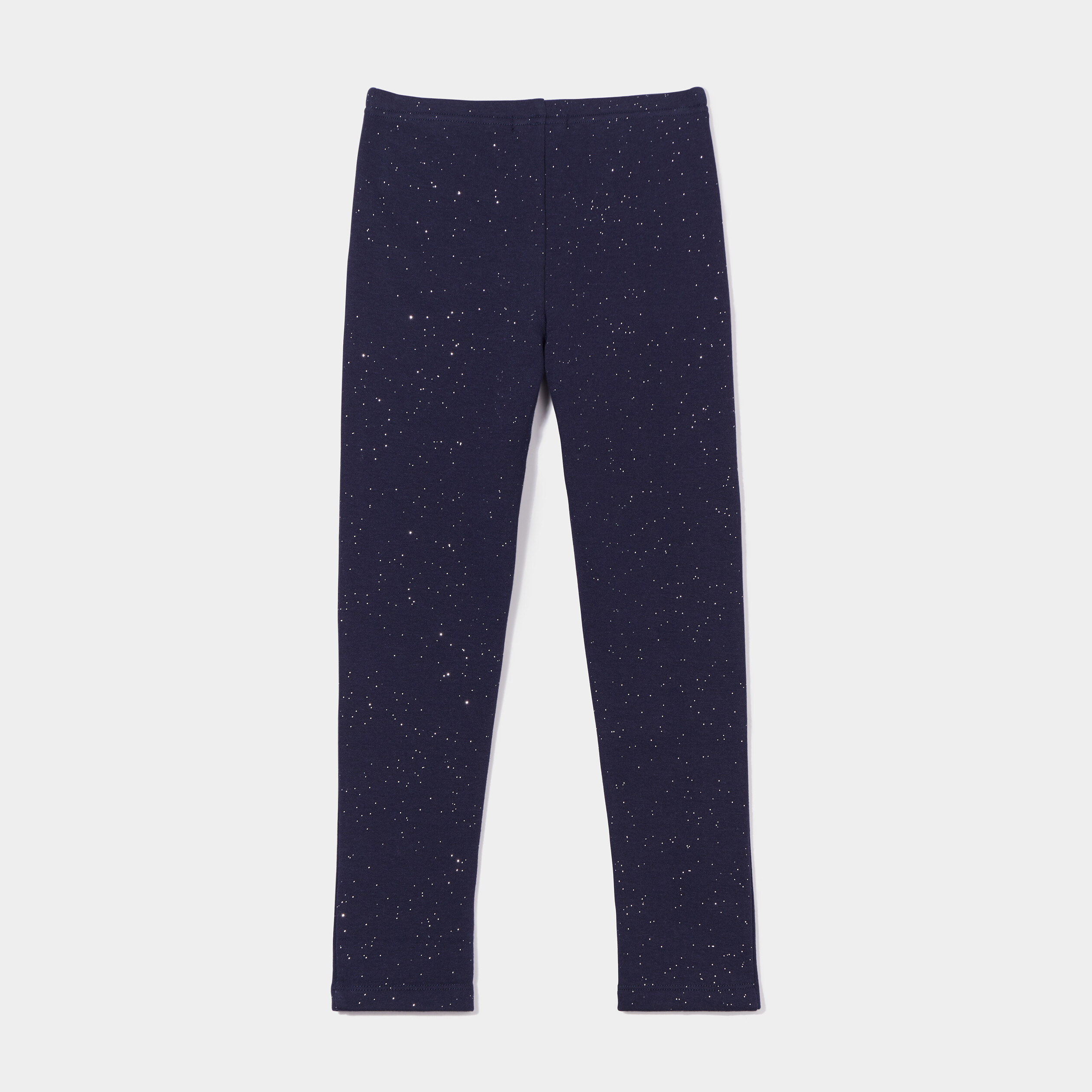 Legging doublé bleu marine fille | La Halle