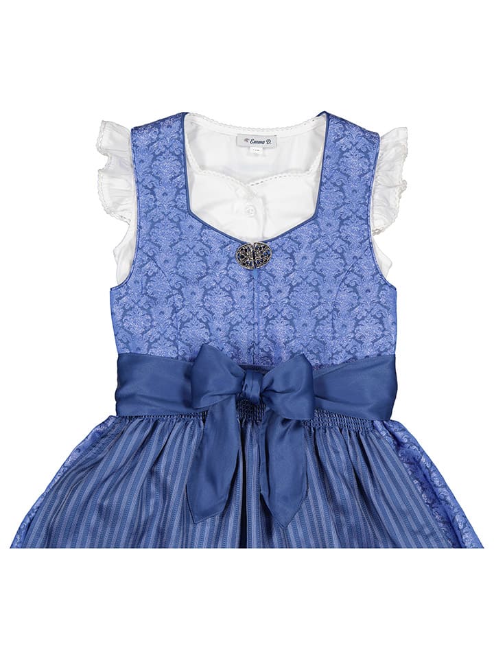 Turi Landhaus Dirndl in Blau günstig kaufen