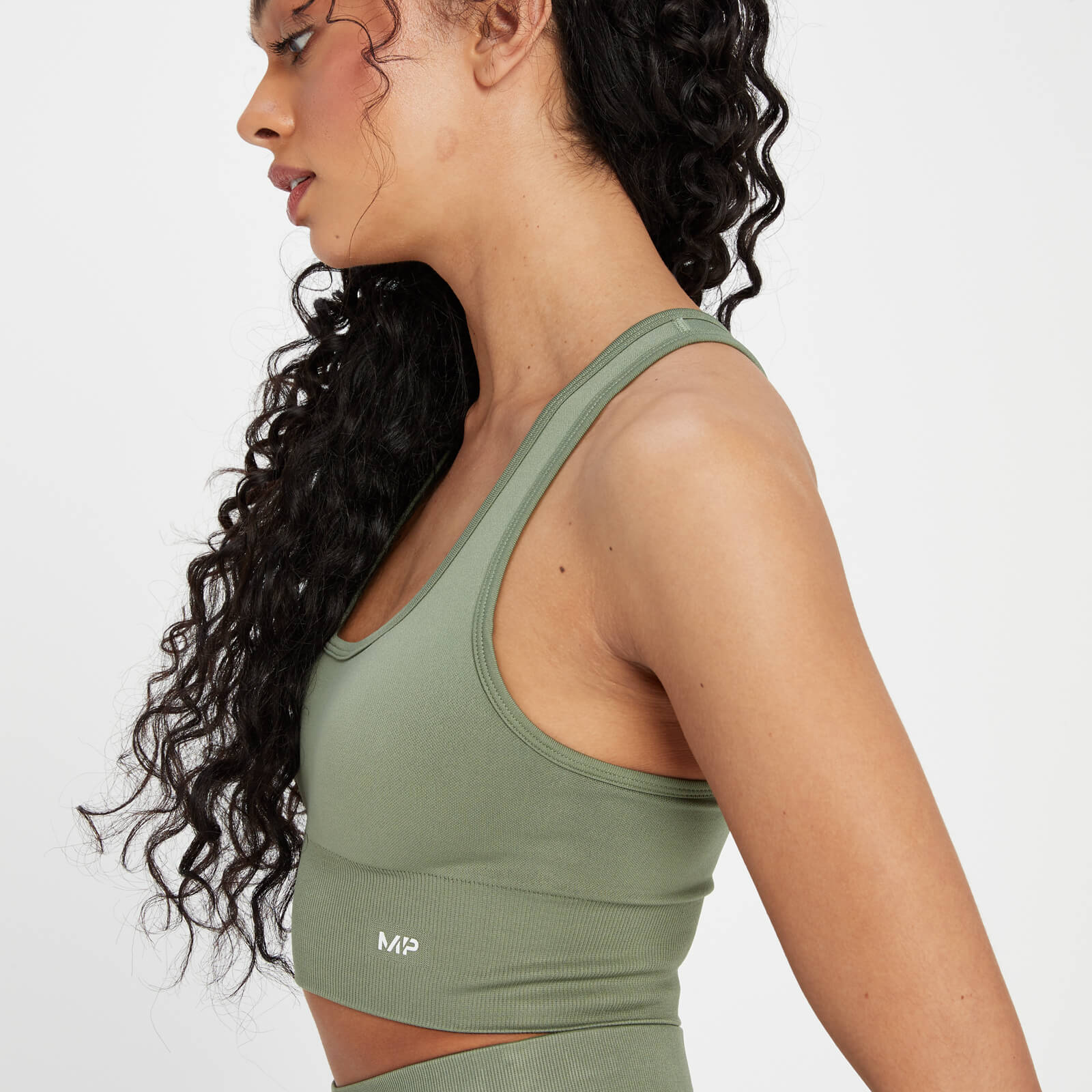 Brassière de sport sans coutures MP Shape pour femmes – Bleu marine