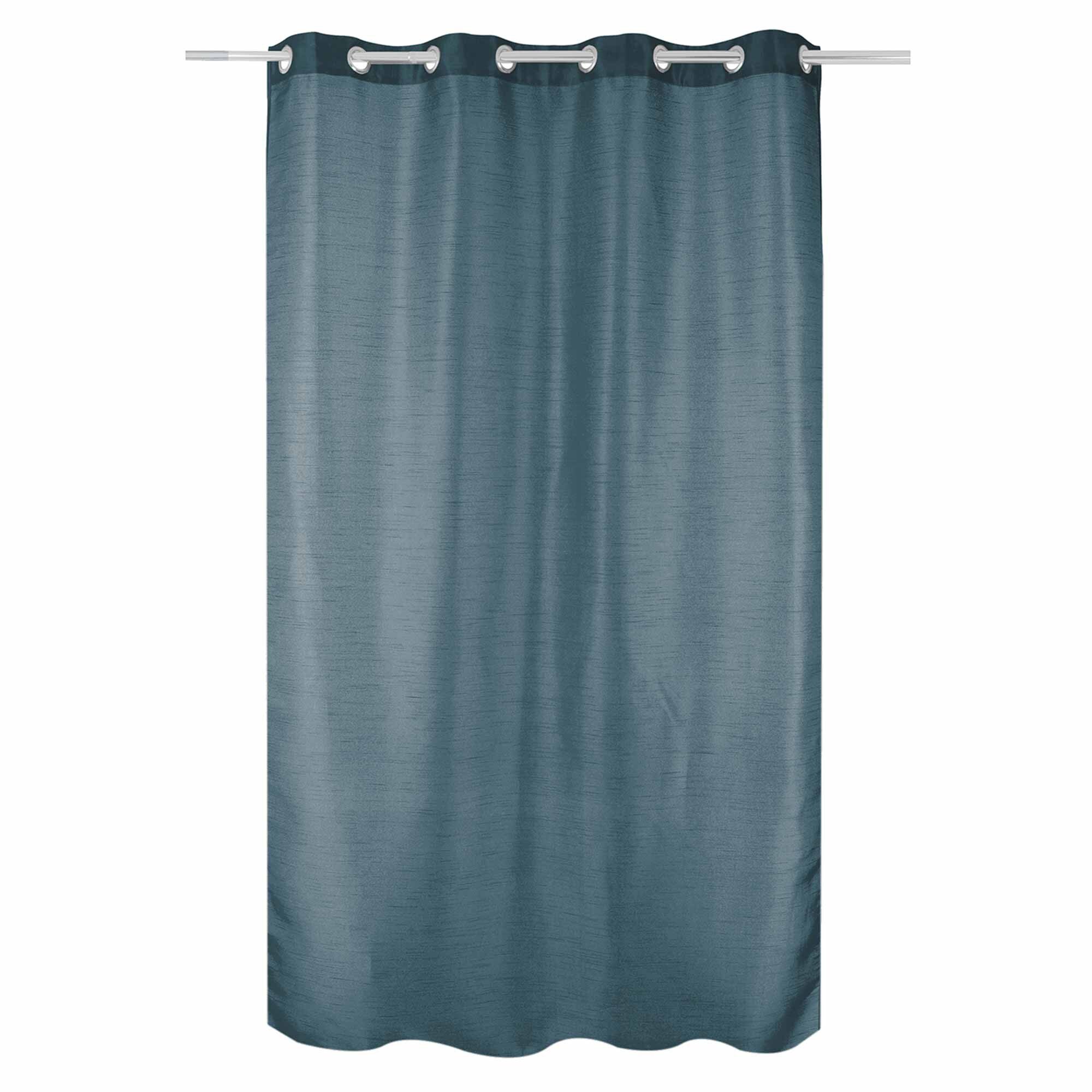 Rideau uni style shantung
