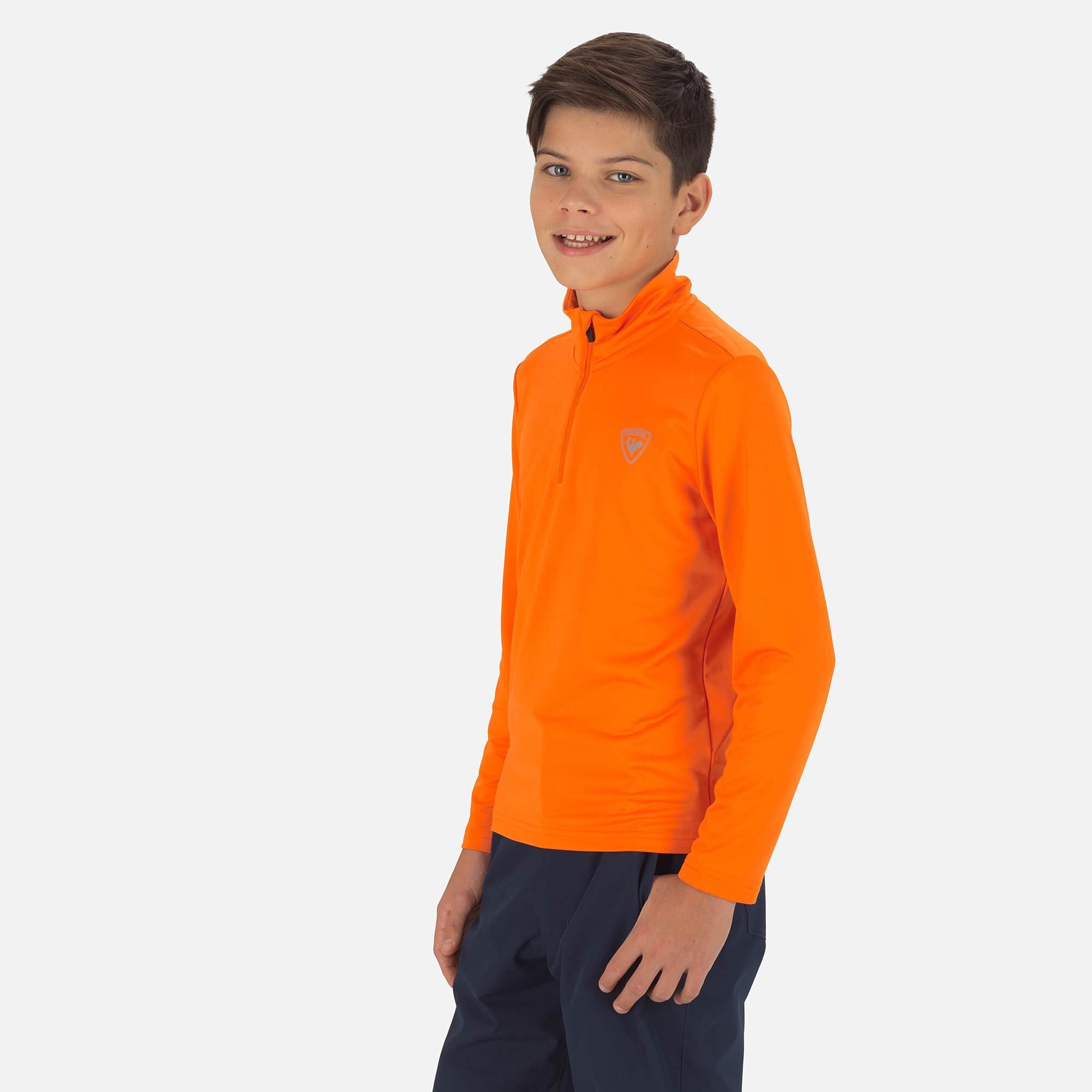 Haut en polaire stretch demi-zip Garçon