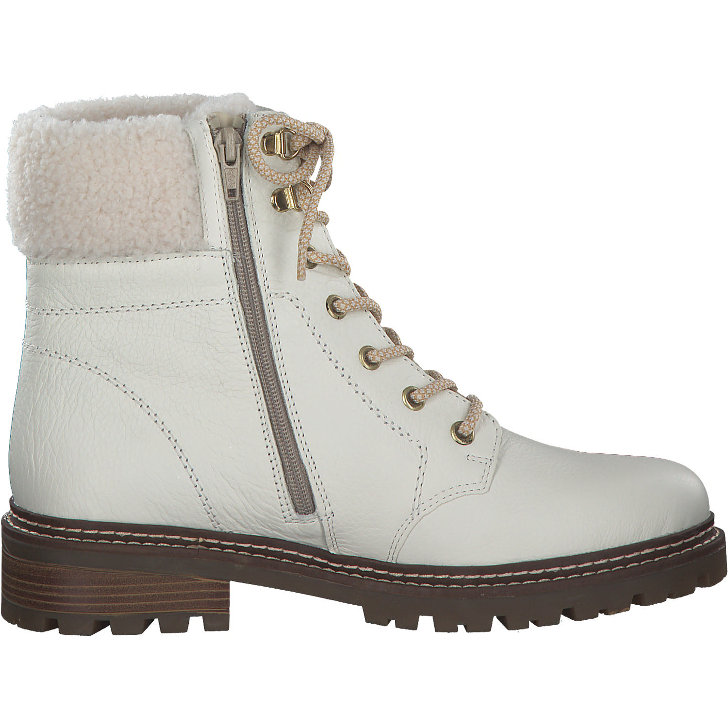 Remonte D0B74, Schnürstiefel, Damen, Weiß