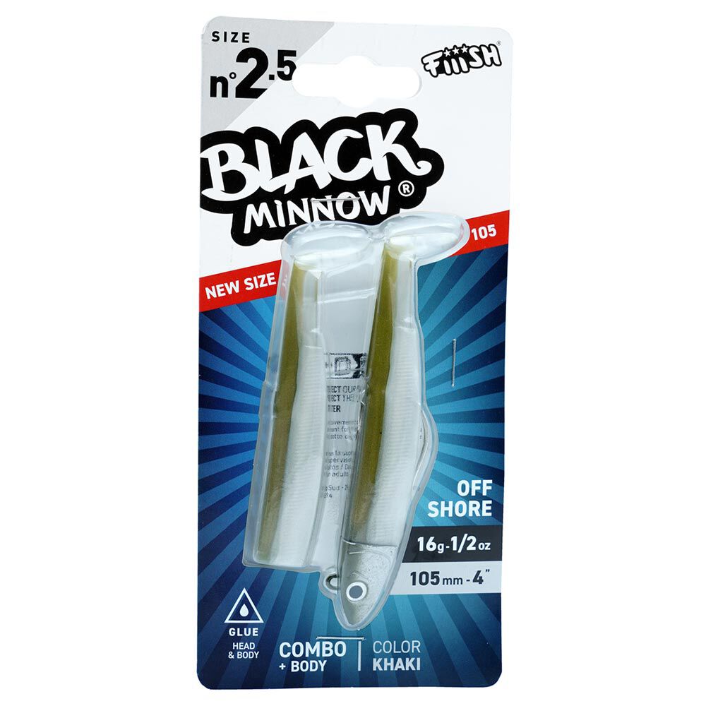 Leurre Souple Fiiish Combo Black Minnow 105 Offshore 10,5cm 16g