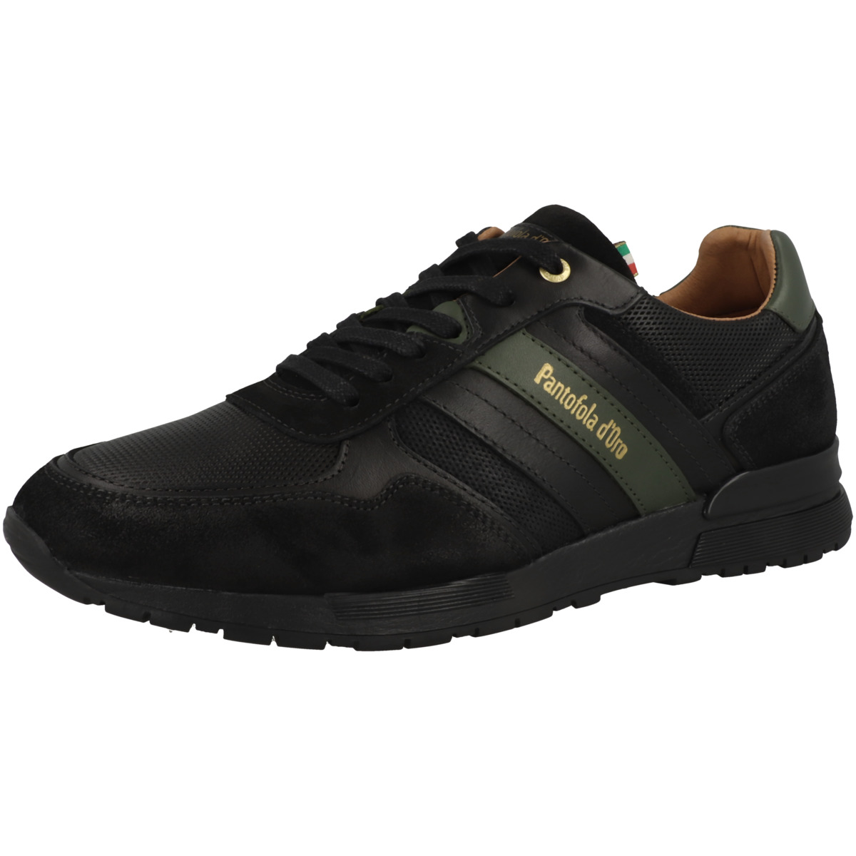 Pantofola d Oro Tortoli Uomo Low Sneaker Low schwarz