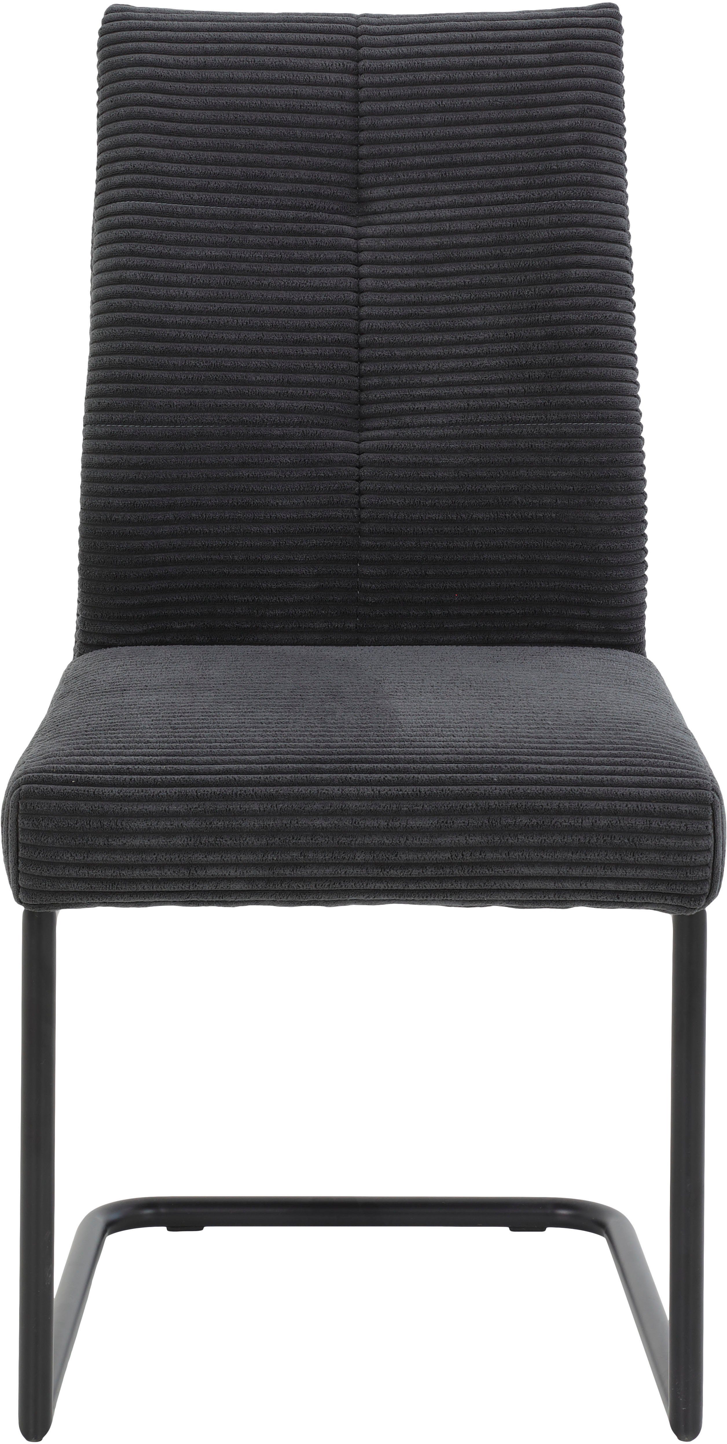 HELA Freischwinger Dagmar (Set, 2 St), bequeme Federkern Polsterung, Breitcordbezug