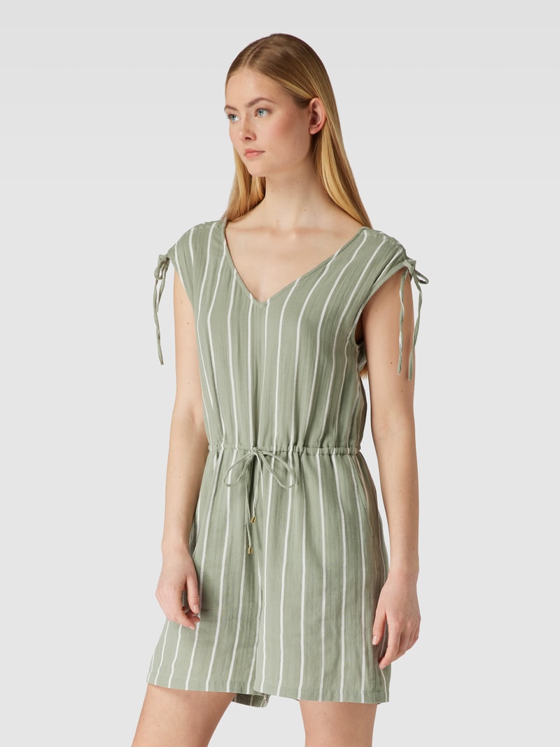 Playsuit aus Baumwolle mit Allover-Muster Modell 'NORA' in mint