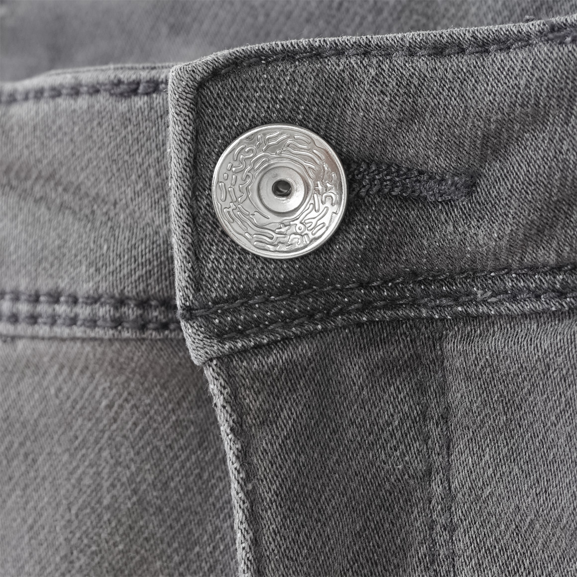 Mädchen Skinny-Jeans mit Used-Waschung