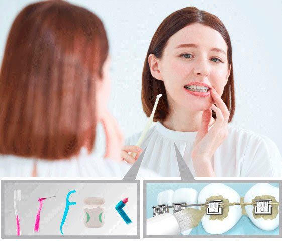 Panasonic Munddusche EW1313, Aufsätze: 2 St., kabellose Munddusche mit orthodontischer Düse
