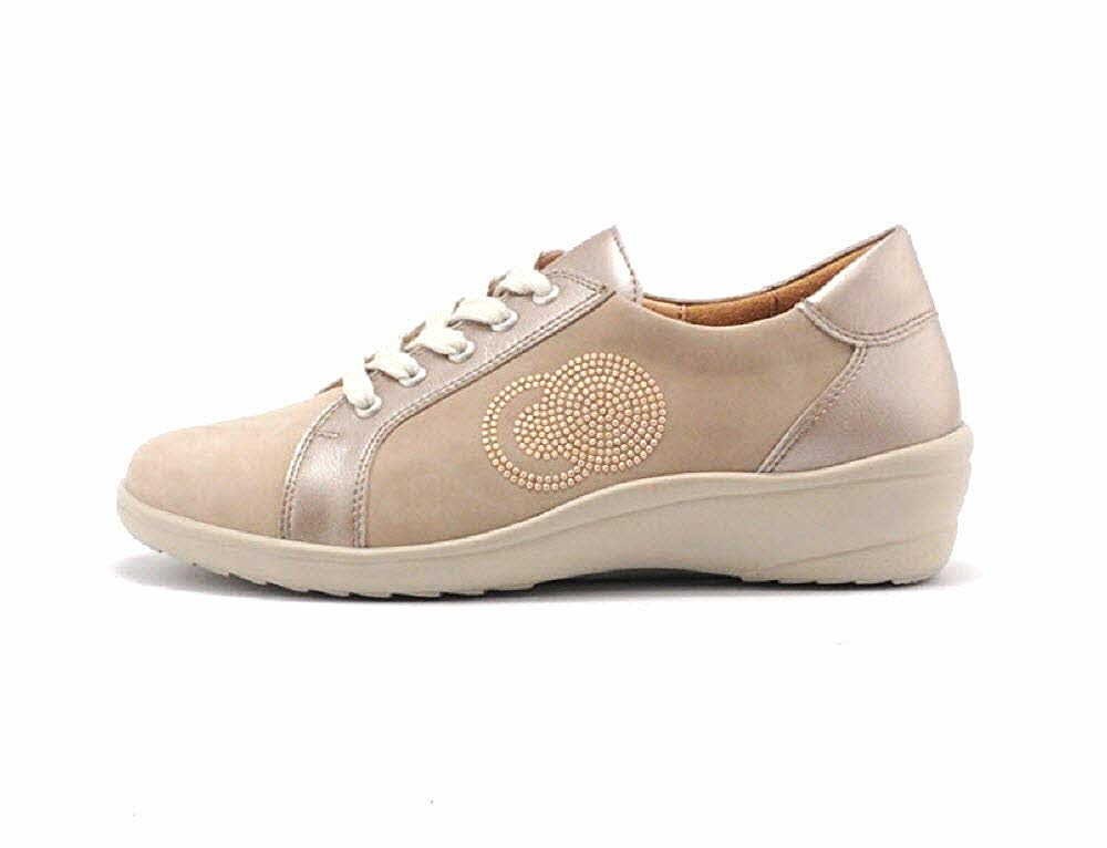 GANTER Komfort Schnürer beige