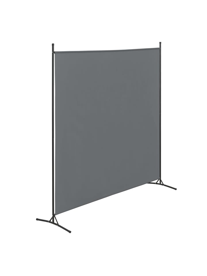en.casa Raumteiler Tarazona in Grau (H)176cm (B)175cm günstig kaufen onesize