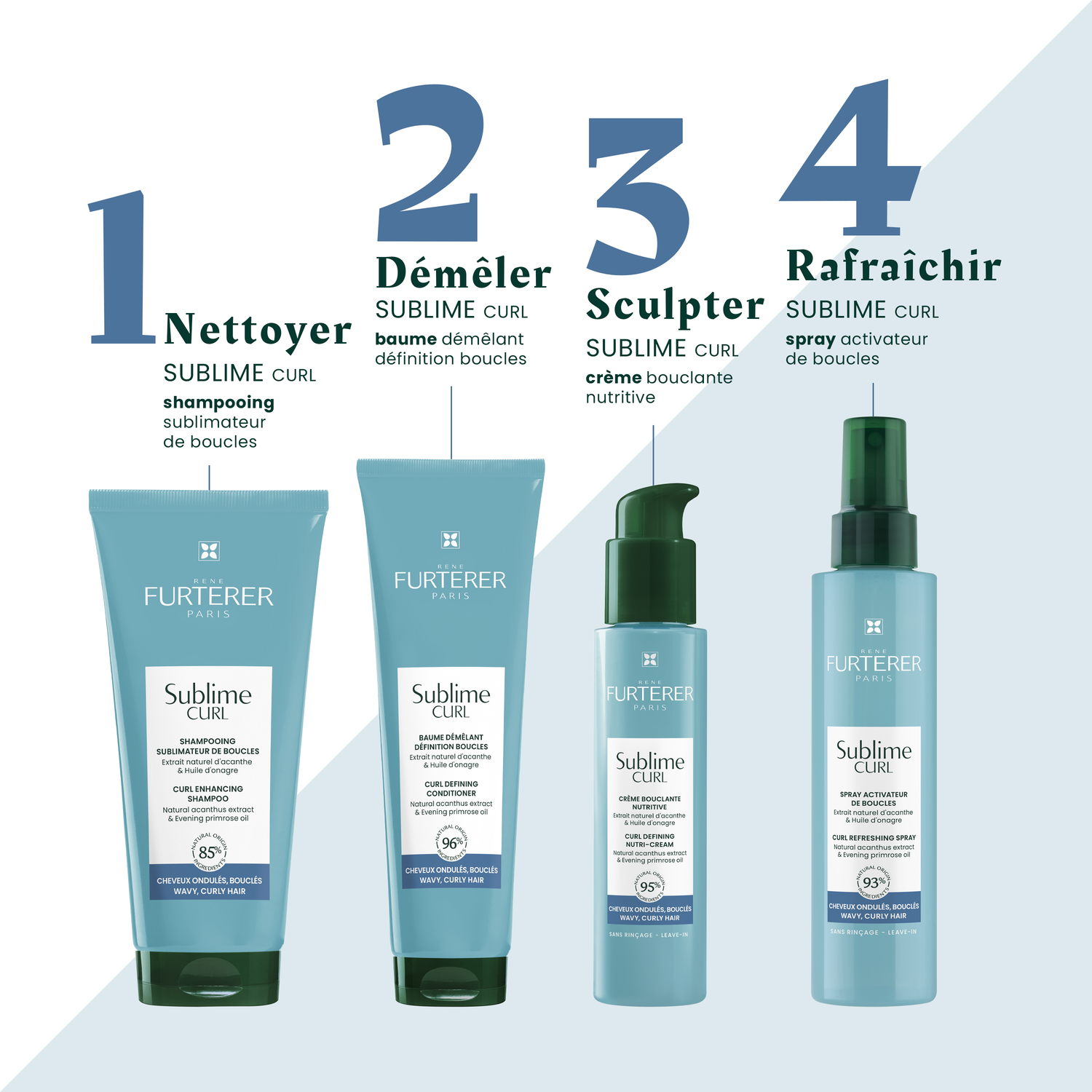 René Furterer Shampoing activateur de boucles Sublime Cur - Cheveux bouclés