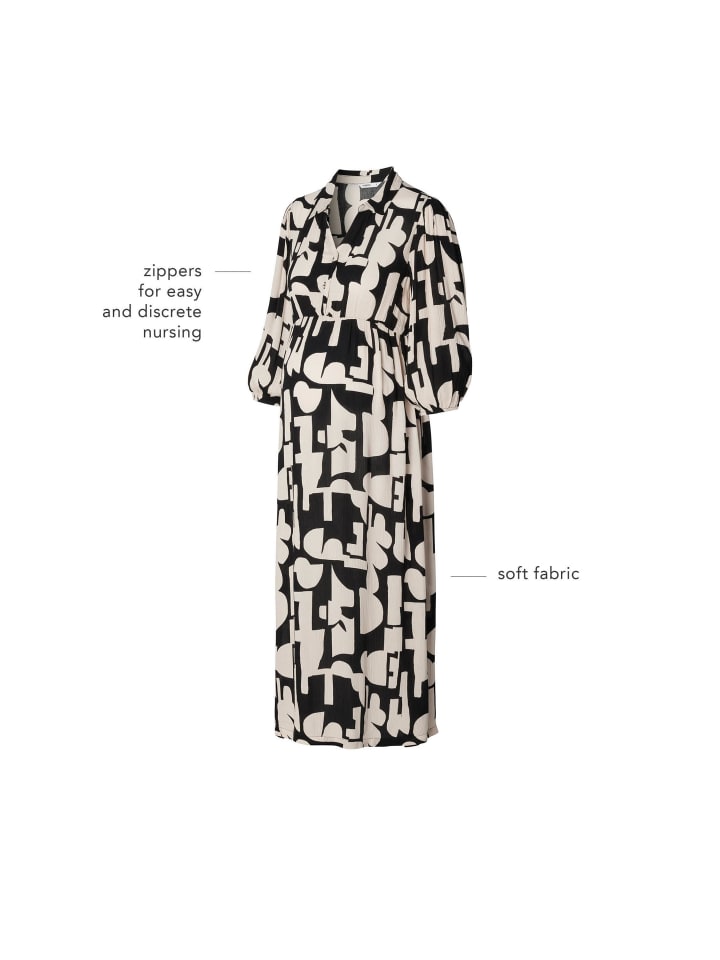 Noppies Still-Kleid Lieksa in Monochrome All Over Print günstig kaufen