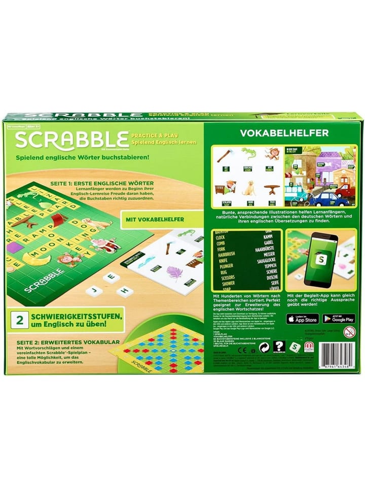 Mattel Scrabble Practice und Play in Mehrfarbig ab günstig kaufen onesize